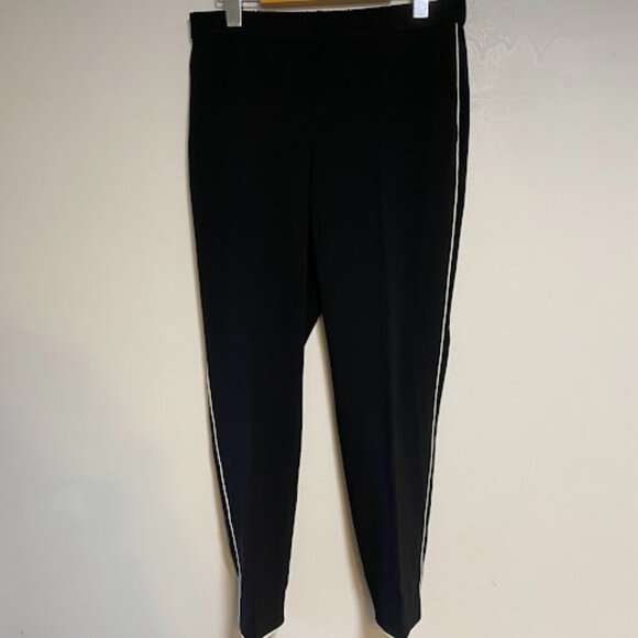 Theory Treeca Pull On Women's Black Pants Size 4 NWT - Picture 2 of 11